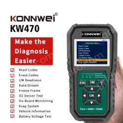 KW470 Automotive Fault Diagnosis Instrument Engine Fault Reading Fault Code Query Playback Function Testing Tools