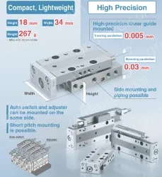 Air Slide Table MXJ Series MXJ12-20ZN