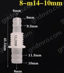 8-M14-10-Feed-through plastic connectors