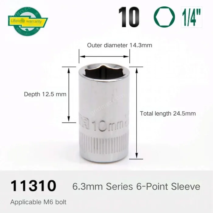 Dumbo-10mm-6.3mm series 1/4-11310