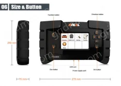 Ancel FX4000 OBD2 Automotive Scanner Full System