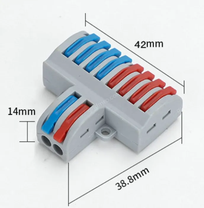 Quick terminal blocks-SPL-82 two in and eight out