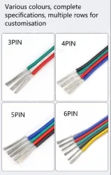LED light connecting cable 18AWG*3 and (34/0.178TS)