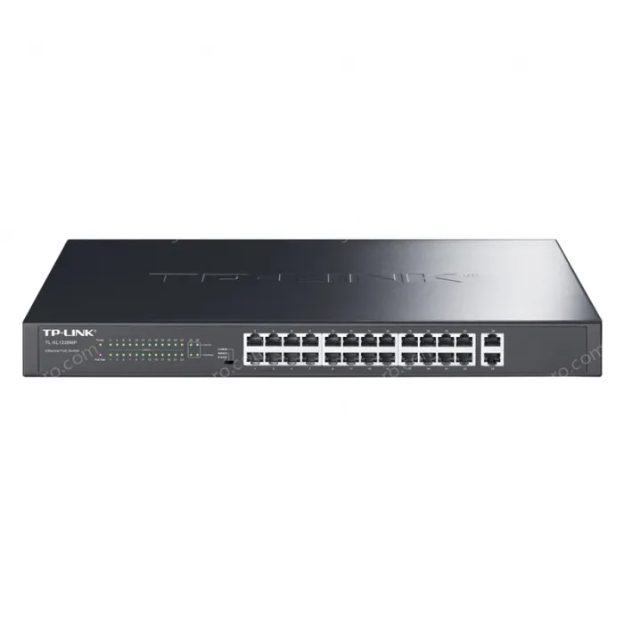 26 port Gigabit uplink Ethernet PoE switches