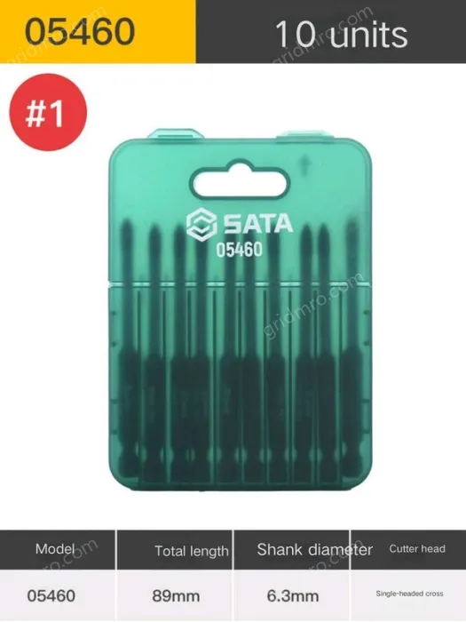 10Pcs single head cross #1 with a total length of 89mm-05460