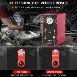 ANCEL S300 Automotive Smoke Leakage Instrument 12V Smoke Generator EVAP Pipeline Leakage Location Analyzer