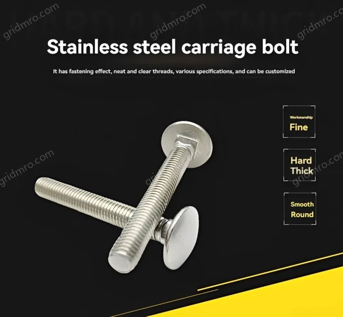 Big head carriage bolt M8*55