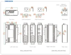 UOTEK 100M 8-Port unmanaged Ethernet Switch