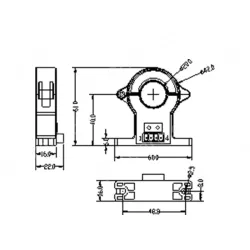 YDKR40 series,YDKR20-HSD-50 open hall DC sensor
