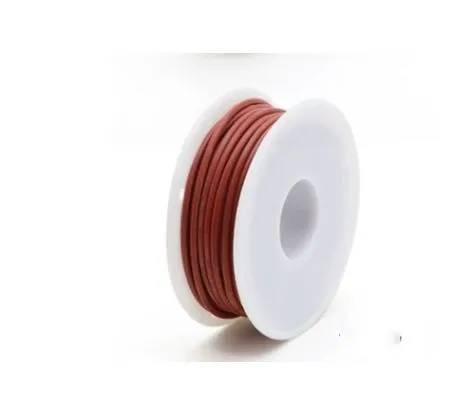 Silicone high temperature cable 28AWG Brown