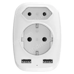 DE FR european USB outlet wall socket