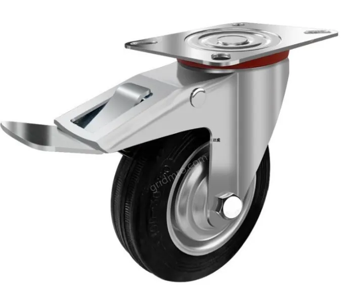 Rubber pulleys 6-inch orientation