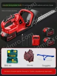 Industrial powerful double-edged 10-cell 5.0Ah two batteries and one charger