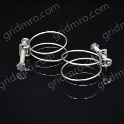 Double steel wire hose clamp 201 material 70-76*3 [wire diameter]