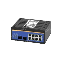10 Ports Full Gigabit Layer 2 Managed DIN RAIL Industrial Ethernet PoE Switch