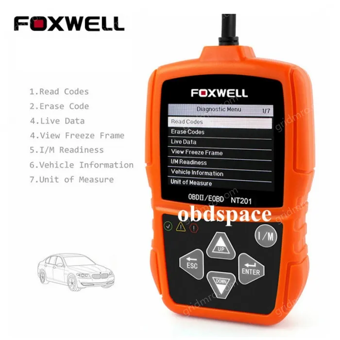 Foxwell NT201 OBD2 Auto Scanner Automotive OBD Code Reader