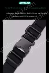 Wear it with a belt bag and snap buckle for a regular belt