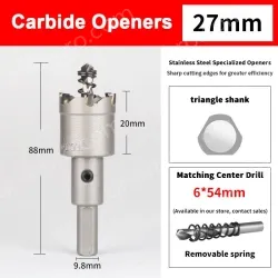 Stainless steel special hole opener 27mm