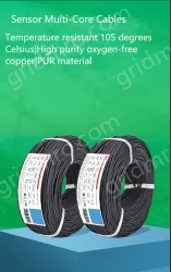 5 core 4 core 2 core sensor cable 26 AWG 3 pole