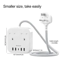 New Type C UK Power Strip