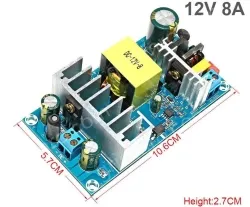 AC220V to DC high-power switching power supply step-down module 12V 8A