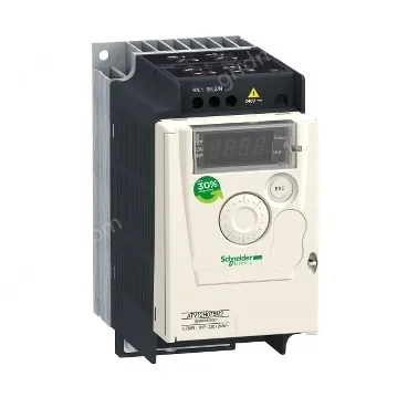 ATV12H055M2 variable speed drive, Altivar 12, 0.55kW, 0.75hp, 200 to 240V, 1 phase, with heat sink