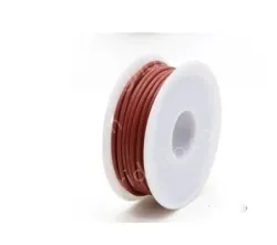 Silicone high temperature cable 30AWG Brown