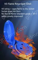 3-hole 16A panel Single panel without back box