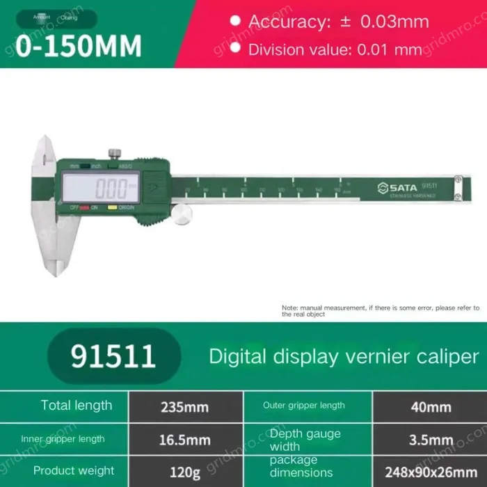 Digital caliper 0-150mm 91511