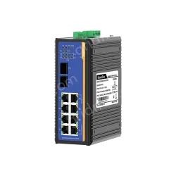 10 Ports Full Gigabit Layer 2 Managed DIN RAIL Industrial Ethernet PoE Switch