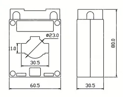 Current transformer YDBH0.66-30I-A-200/5A closed transformer