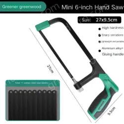 DIY recommended 6 inch flat steel durable hacksaw stand contains 11 carbon hacksaw blades