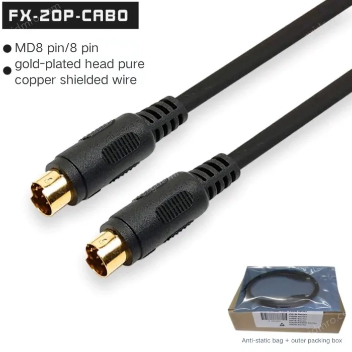 2m boxed Mitsubishi handheld programmer and FX PLC cable