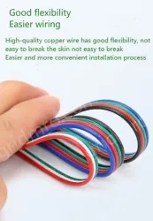 LED light connecting cable 16AWG*5 and (26/0.14TS)