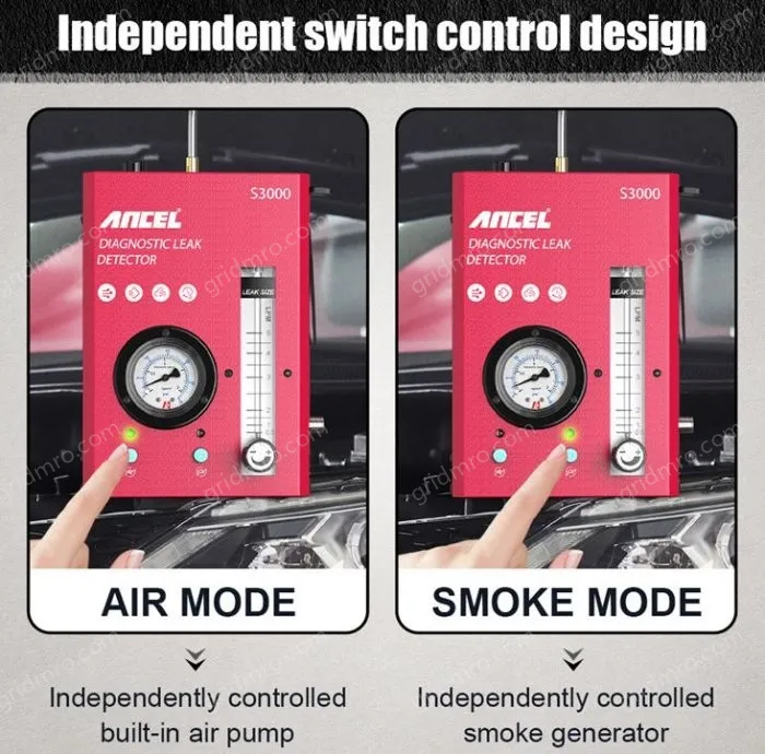 ANCEL S3000 Automotive Detection Tool EVAP Pipeline Leakage Analyzer Smoke Leakage Detector