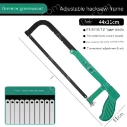 8/10/12 Adjustable Hacksaw Stand Contains 11 carbon hacksaw blades