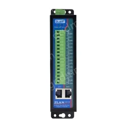 DIN rail type 8 serial server/Modbus gateway