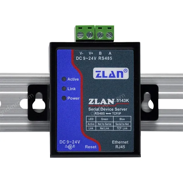 Rail-type serial server