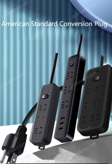 Lightning protection and anti-surge Total control 6 bits 2USB 2.8m